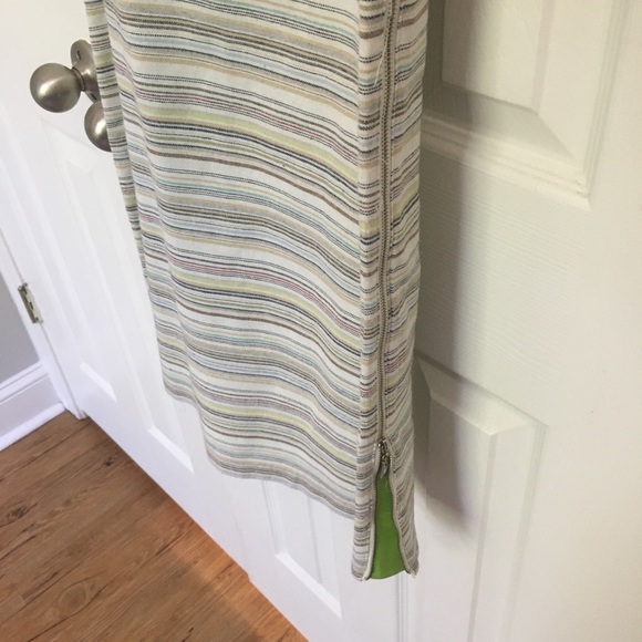 Ara zip side stripe dress with rope neck detail - Picture 3 of 5